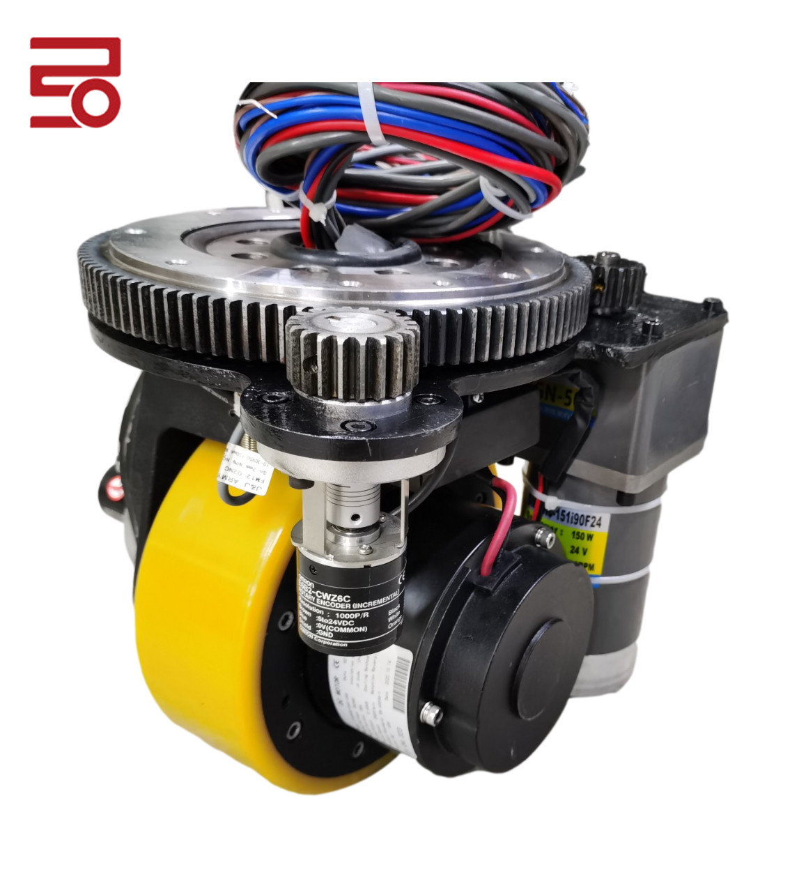 Automatic AC Motor Drive Wheel AGV Integrated Wheels 3000r/min For Transport