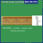 Eco-friendly decorative polyurethane chair railing / white primed color