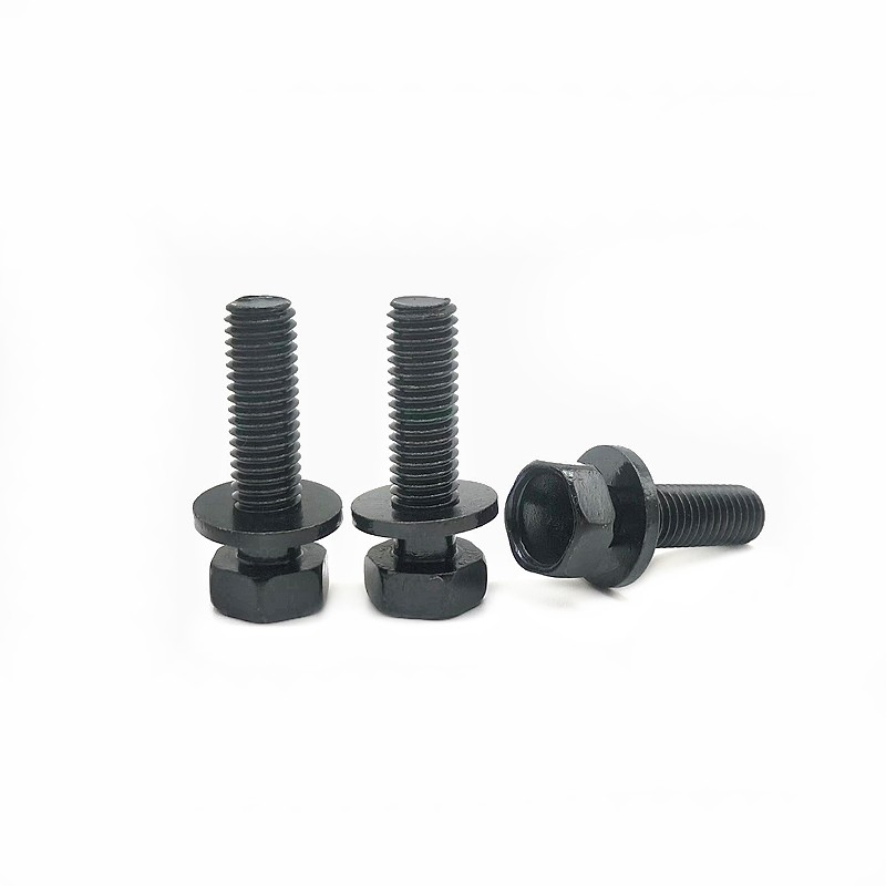 10.9 Grade Carbon Steel Hexagon Head Bolt External Flat Pad Combination Screw