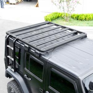 Quality Black Aluminum Alloy Roof Racks for Jeep Wrangler JK Universal Design Roof Luggages wholesale