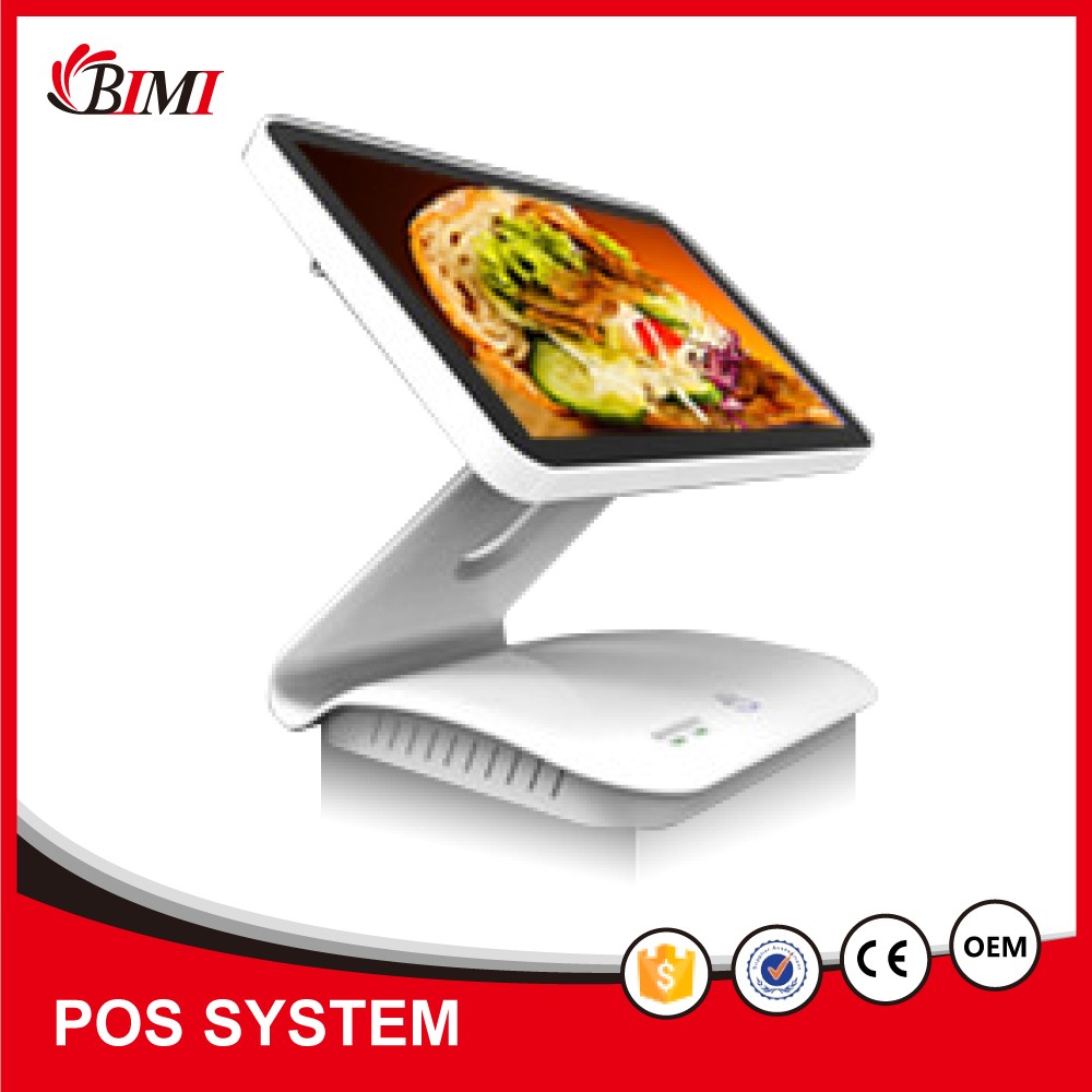 128mm * 64mm LCD Clerk Display Mini Thermal Receipt Printer for Supermarket and Restaurant