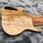 Grand 17 strings bass guitar mahogany body neck rosewood fingerboard wireless