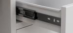 Commercial Furniture Steel Office Computer Desk Single with Locking Drawer