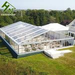 25x35m Clear Roof Glass Marquee Tent With Side Wall Outdoor Wedding Party