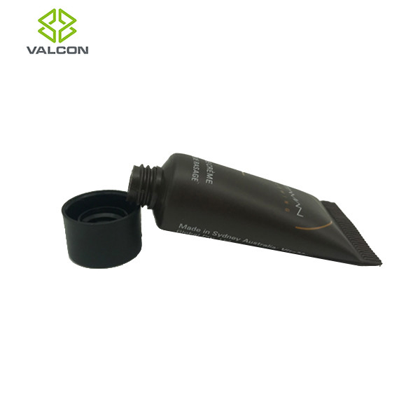 Durable 5 ML Empty Cosmetic Tubes Black Screw Cap Shave Cream Use