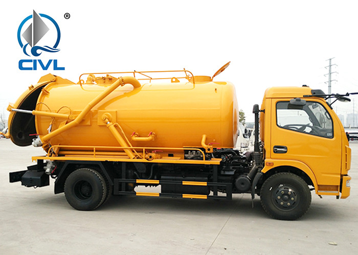 HOWO 4x2 10CBM 10000L Vaccum Sewage Suction Truck 120hp Horse Power