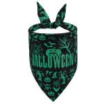 Green Personalized Pet Bandana Geometric Dog Birthday Bandana