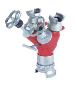 Quality 1.75in 2 Ways Water Divider Fire Hydrant Accessories Coupling Connection wholesale