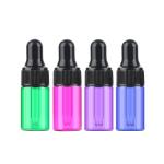 2ml 5ml Tither Color Glass Bottle Essential Oil Sample Bottle Of Travel Packing