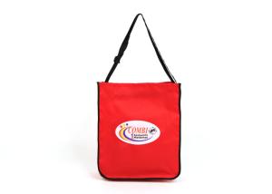 Quality Silk Screen Printing Recyclable Tote Bag , Non Woven Messenger Bag With Adjust Strap wholesale