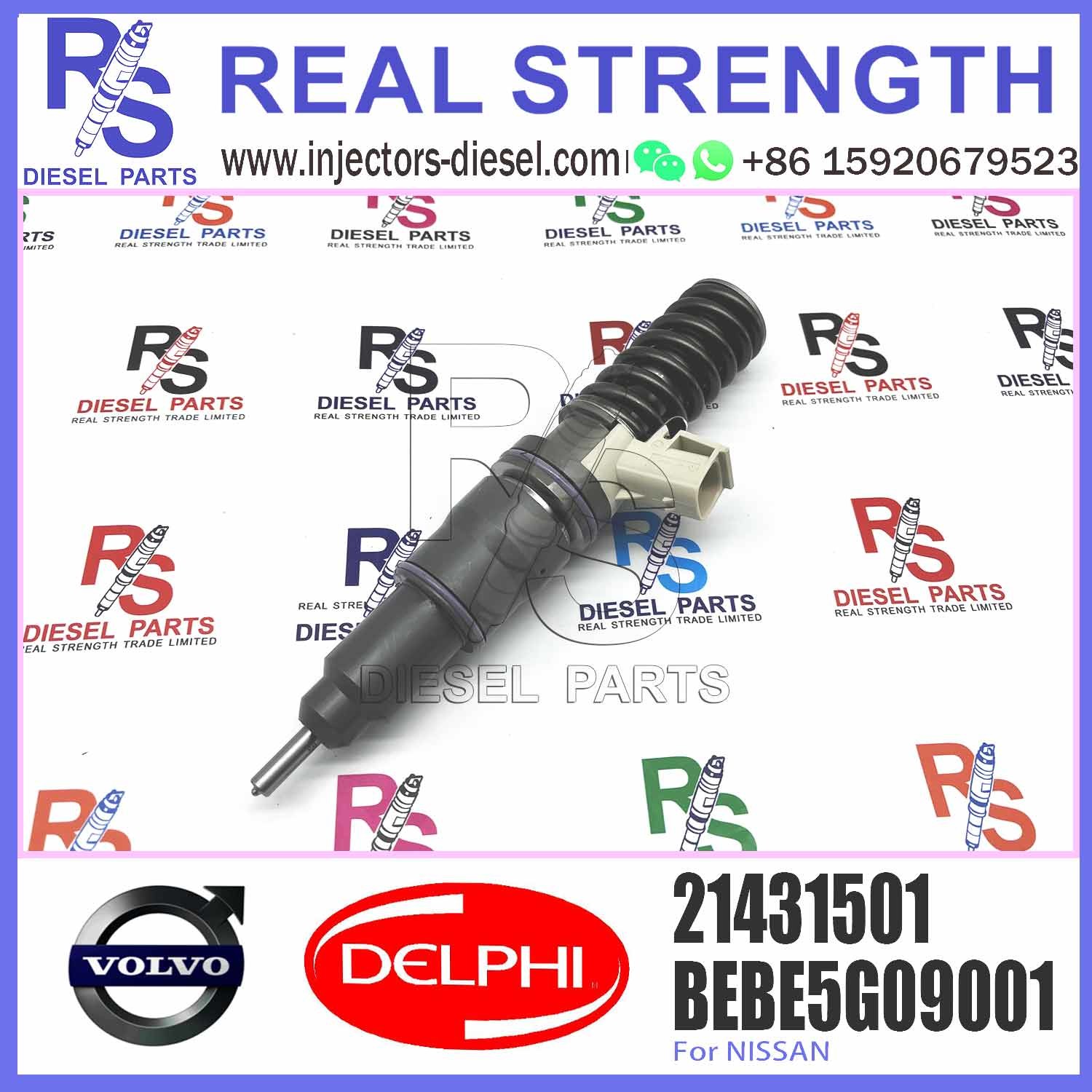 Hot-selling Diesel common rail Fuel Injector 22052765 21431501 22052772 injector