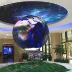 360° Degree Outdoor Full Color Column Sphere LED Display Screen Building