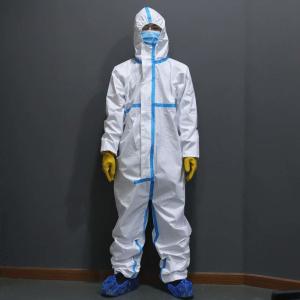 Quality Non Toxic Breathable Disposable Coveralls , Reliable Disposable Body Suit wholesale