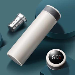 Quality Double Walled Vacuum Insulated Water Bottle With LED Temperature Display wholesale