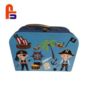 Quality Recyclable Featuring Silver Hot Stamping Technology Cardboard Suitcase Box wholesale