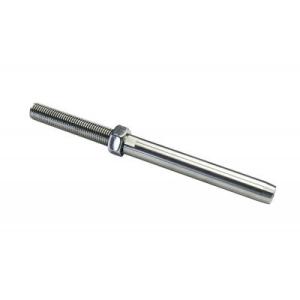 Quality 7/8&quot; Wire Rope End Stop , Stainless Steel Threaded Swage Stud wholesale
