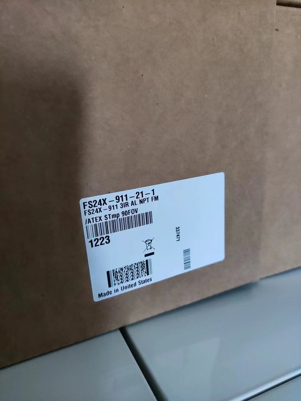 Honeywell FS24X Multispectral Tri-frequency Infrared Flame Detector FS24X-911-21-1