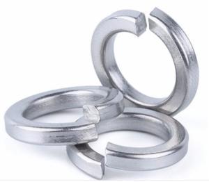 Quality ASME B 18.22.1 Spring Lock Washers Double Coiled Steel Material Zinc Plate Surface wholesale