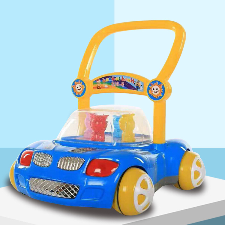 Musical Rubber Wheel Baby Walker 2022 Model Ride On Toy for Kids 2 to 4 Years Old