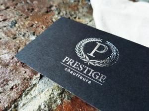 Quality 600gsm Silver Stamped / Silver Edge Business Cards For Super Marketing wholesale