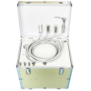 Quality Portable Dental Delivery Unit With Air Compressor System 550W Mobile Dental Unit Suitcase Mini Dental Treatment Turbine wholesale