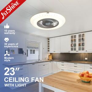 Quality Large Air Flow Bedroom Flush Mounted Ceiling Fan with Remote and Natural Wind DC Motor wholesale