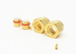 Quality ROHS SMA Male Brass Mini SMA 50 Ohm RF Connector For 2# Simi Rigid / Flexible Cable wholesale