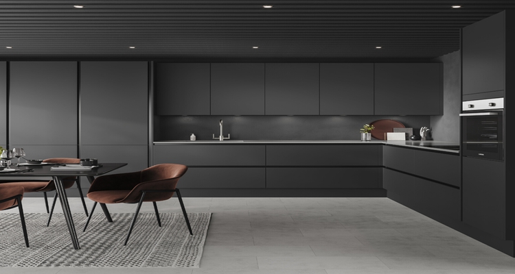 Modern White Solid Wood Glass Panel Cabinets Space-Saving Solution for Small Kitchens