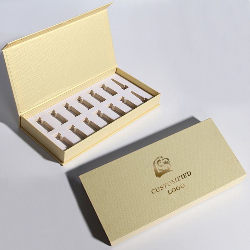 Custom Black Luxury Rigid Magnetic Gift Perfume Box Packaging Cosmetic Bottle Paper Cardboard Packaging Skincare Set Essential Oil Boxes