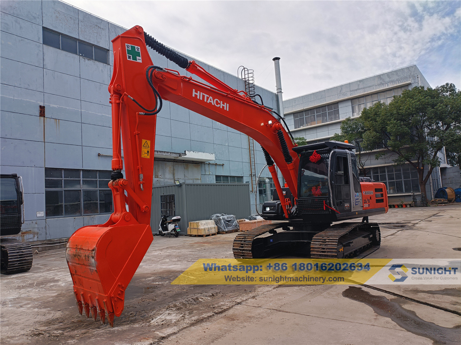 Hydraulic Transmission Used Hitachi Excavator With Original Paint And 1000 To 2300 Working Hours