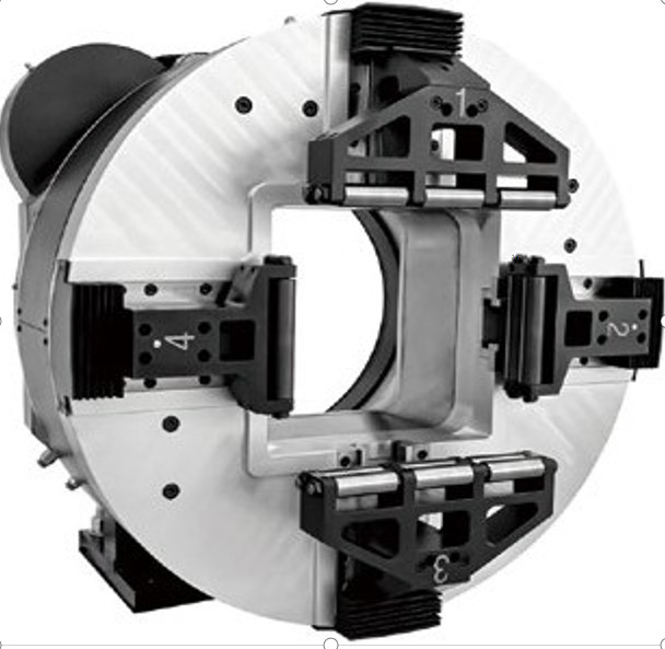 Square Opening Pneumatic Double Acting Chuck For Tube Sheet Integrated Machine