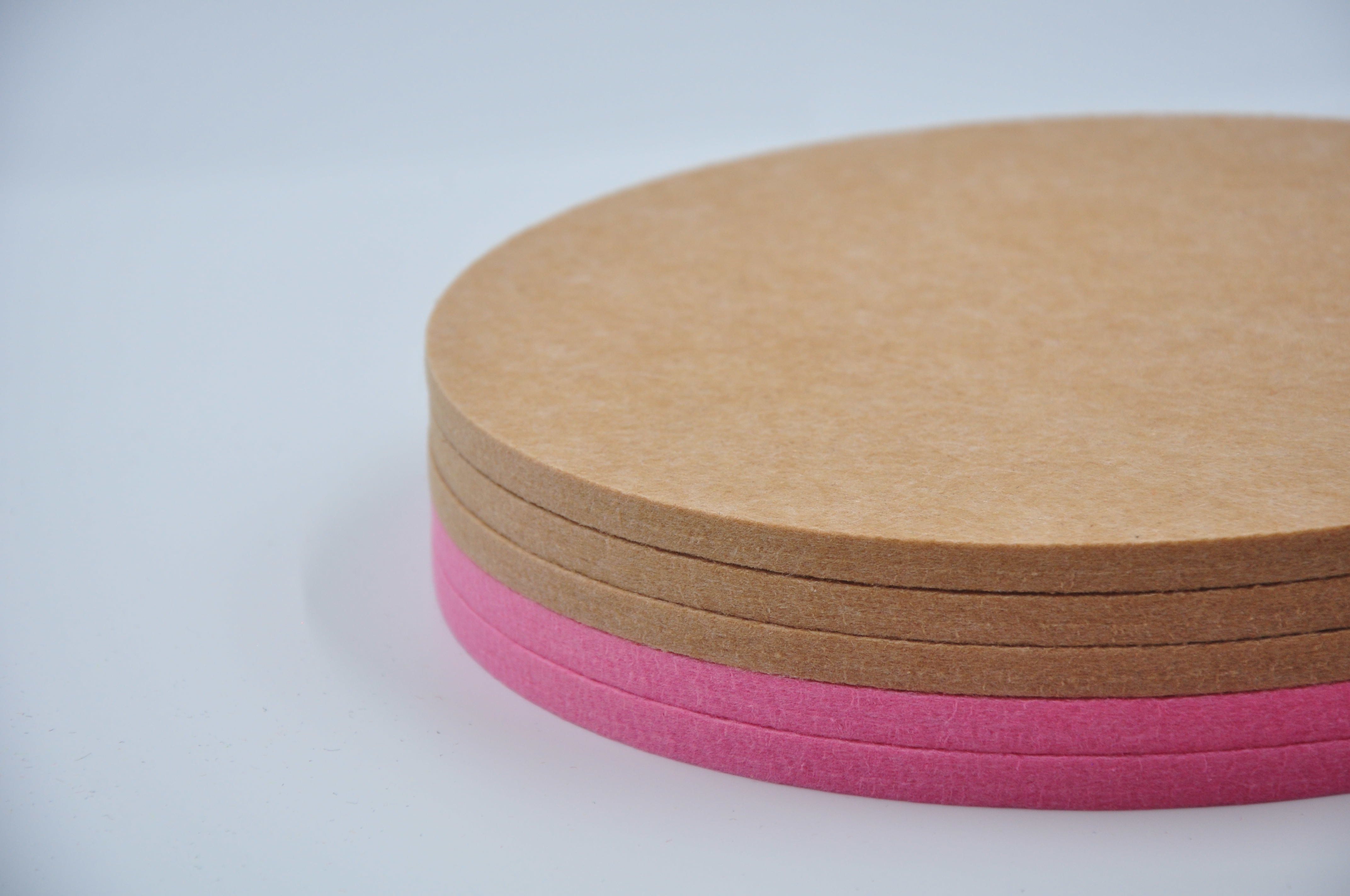 Customized PET Round Acoustic Panels Soundproofing Board For Wall And Ceiling
