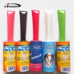 Colorful Handle Disposable Sticky Plastic Lint Roller For Cleaning Clothes