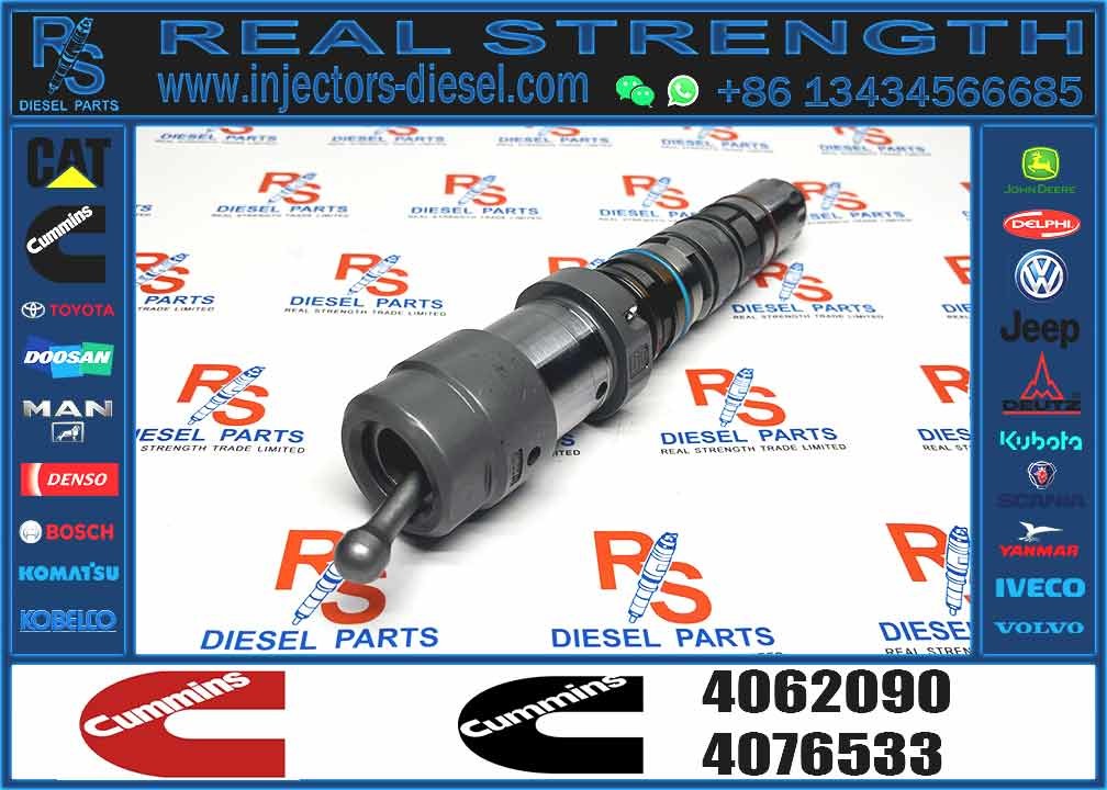 4088431 Genuine Diesel Engine Common Rail QSX15 Fuel Injector 4076533 4902827 4062090 4077076