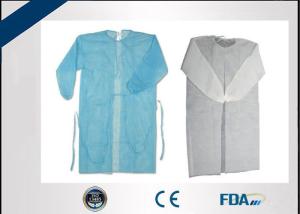 Quality Non Woven Disposable Coverall Suit Tear Resistant For Dust / Bacteria Isolation wholesale