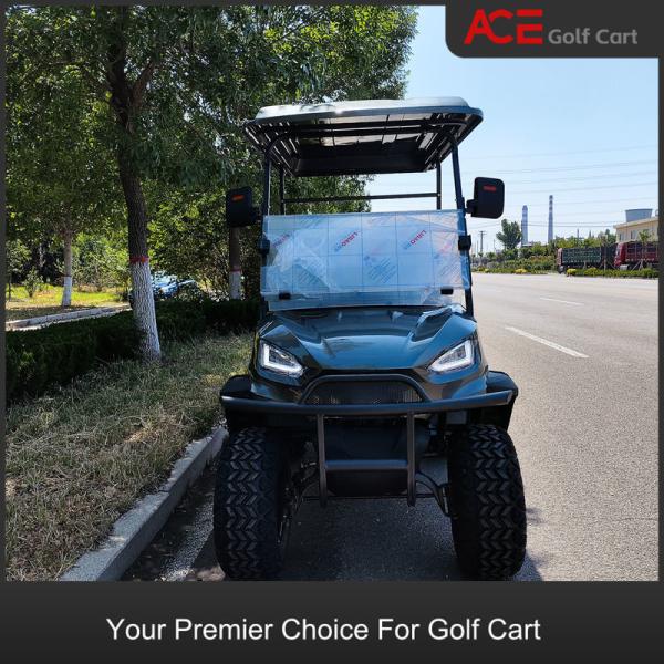 4KW Electric Golf Cart With Rear Drum Brake 35km/H Max Speed 6x8V Battery 4