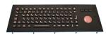 Rugged Trackball Black Metal Keyboard
