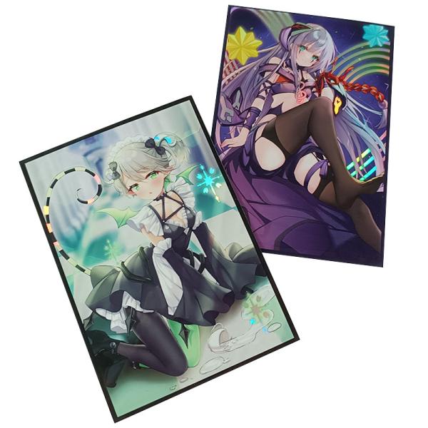 Reusable Printed Custom Art Card Sleeves Plastic Waterproof And Wear-Resistant