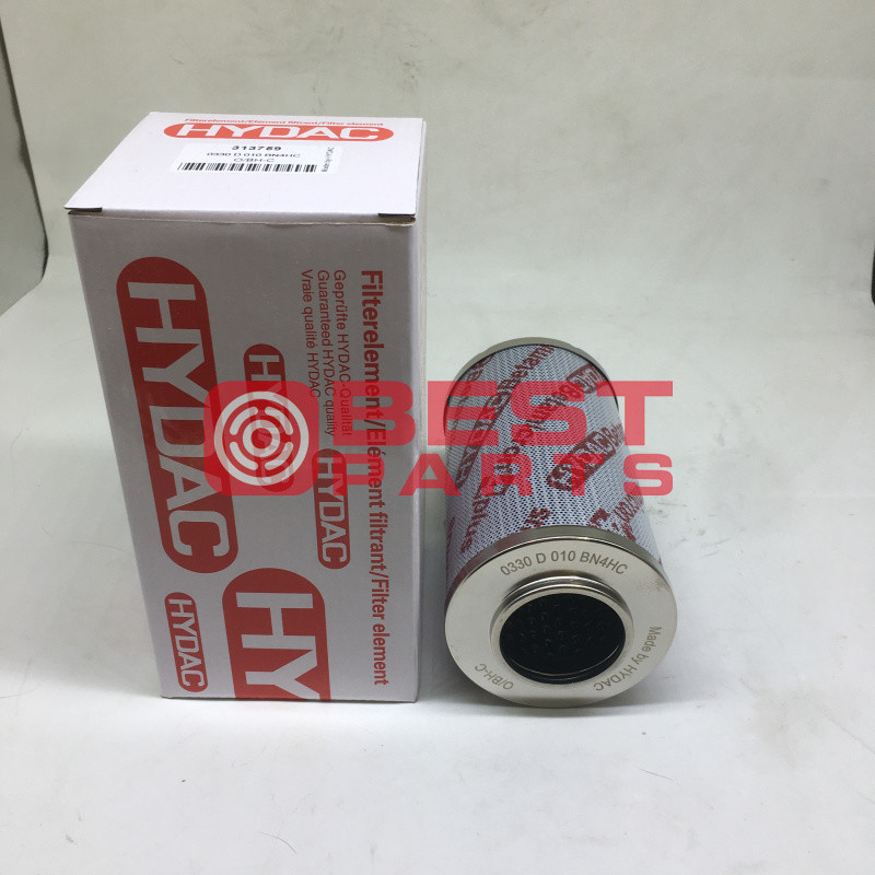 Excavator Engine Parts Hydraulic Pressure Filter Element 313759 / 0330 D 010 BN4HC