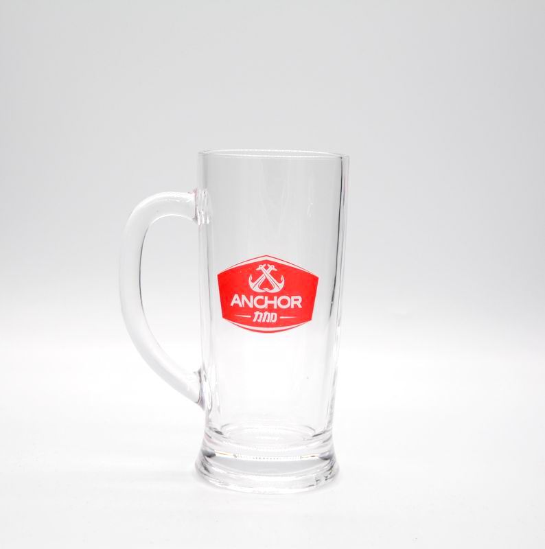 Promotion Branded 21 Oz Beer Glass Stein With Color Decal