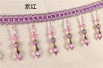 Handmade fashionable chain beads lace tassels fringes for curtain/sofa/pillow