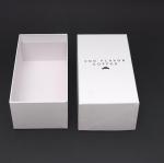Luxury White Package Paper Box Cardboard Lid Base Gift Packing Carton Boxes