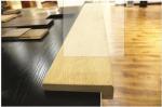 cheap smooth prefinished walnut stair treads