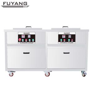 Quality SUS304 Industrial Ultrasonic Cleaner Double Tanks For Machine Parts wholesale