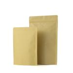 Aluminum food packaging Aluminizing Kraft Paper stand up zipper bag