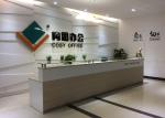 Luxury MDF Paint Reception Counter Desk Smooth Edge Treatment 5 Years Warranty