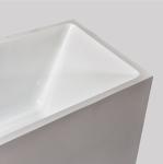 Indoor Acrylic Drop In Bathtubs Deep Undermount Soaking Tub Oversize For Adults