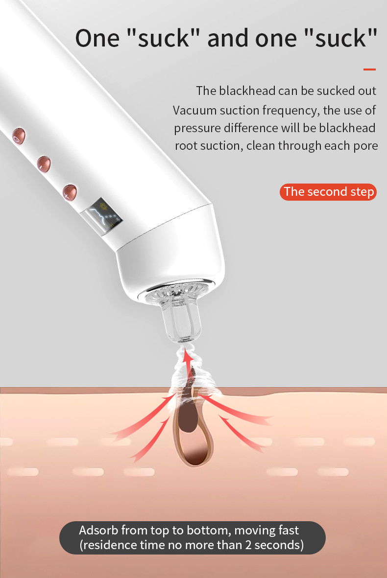 USB Rechargeable Comedone Acne Electric Blackhead Remover