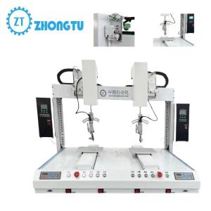 Quality Double Heads Double Stations Automatic Multi Axis Tin Welding Machine wholesale
