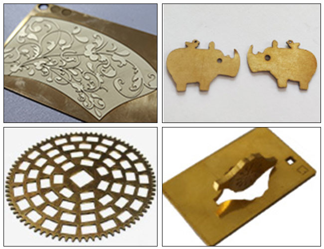 High Precision Small Laser Metal Cutting Machine 4 Axis For Home Appliance